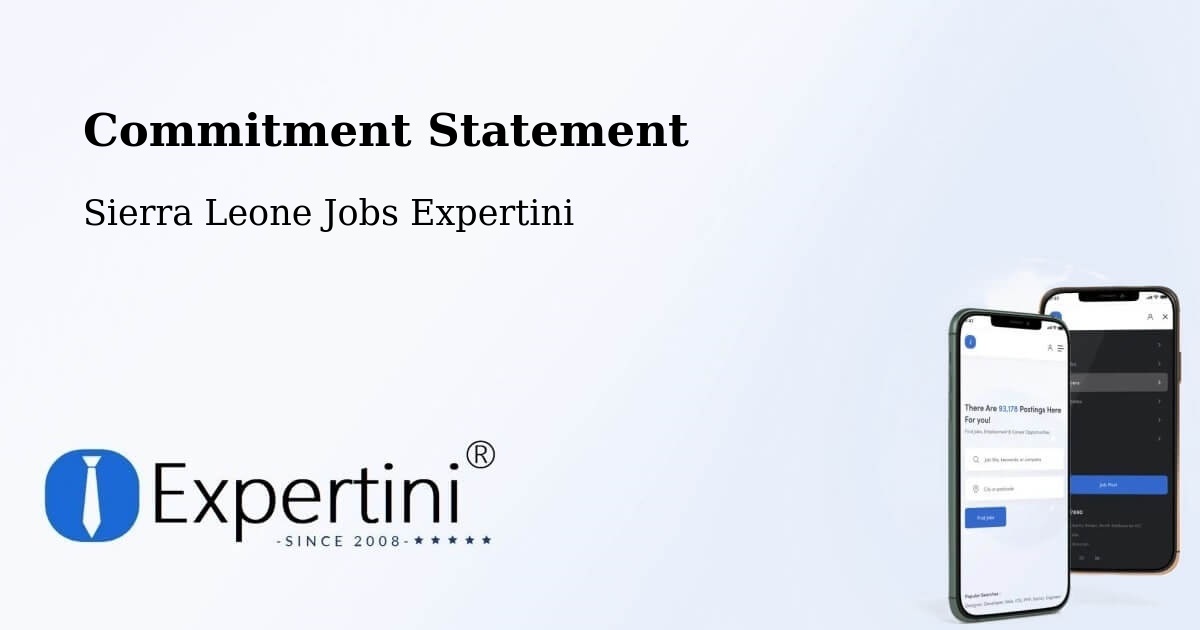 Corporate Commitment – Kayima - Sierra Leone Jobs Expertini